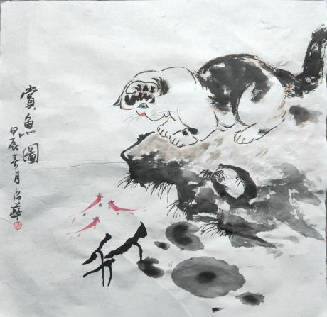 赏鱼