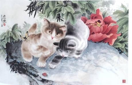 耄耋富贵平安图了