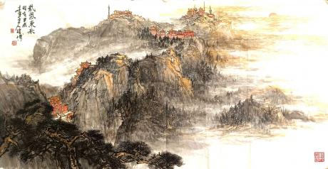 泰山紫气东来