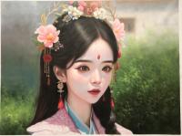 艺术家 张晨燕人物画作品《希望》