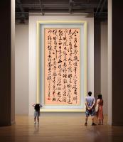职业书画艺术家 于广树行草作品《今年春浅腊侵年冰雪破春妍东风有信无人见露微意柳际花边寒夜纵长孤衾易暖钟鼓渐清缘朝来初》