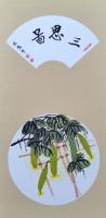 黑龙江美术家协会会员&国家一级美术师 崔俊鹰花鸟画作品《三思图》
