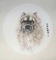 洛阳市美术家协会会员 王惠珍动物画作品《望乡》