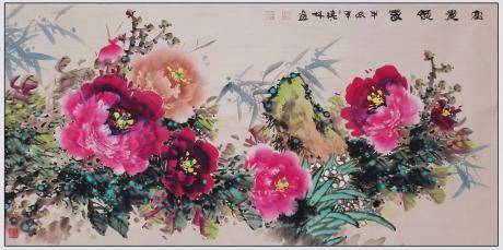四尺牡丹一一富贵领春一一4919