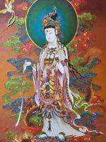 中国硬笔书法协会会员 沈乾坤其它作品《唐卡观世音菩萨》
