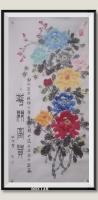 河南省美术家协会会员 胡源智花鸟画作品《慧眼识珠练功夫画天门洞开醍醐灌顶花开富贵日进斗金八方来财事事如意富贵满堂全家福好运连连蒸蒸日上》