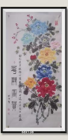 慧眼识珠练功夫画天门洞开醍醐灌顶花开富贵日进斗金八方来财事事如意富贵满堂全家福好运连连蒸蒸日上