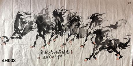 马到成功六骏图