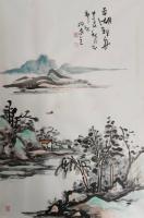 杨家全山水画作品《山水》