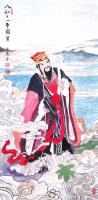 黑龙江美术家协会会员&国家一级美术师 崔俊鹰人物画作品《曹国舅》