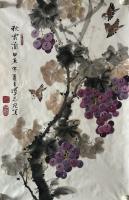中央国家机关美术家协会会员 谭志强花鸟画作品《秋实图》