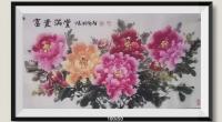 佛保祐花开富贵黄牡丹象征权利红牡丹红红火火