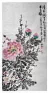 重庆市美术家协会会员 郭正军花鸟画作品《花卉》