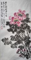重庆市美术家协会会员 郭正军花鸟画作品《花卉》