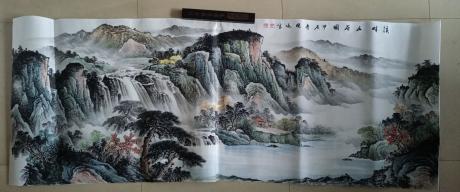 溪畔山居图