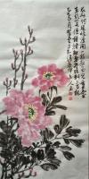 重庆市美术家协会会员 郭正军花鸟画作品《花卉》