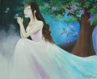 艺术家 钟源其它作品《少女的祈祷》