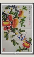 佛保祐平安健康发财画日进斗金八方来财好运连连蒸蒸日上富贵满堂全家福事事如意