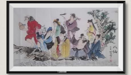 八仙过海各显神通日进斗金八方来财好运连连蒸蒸日上富贵满堂全家福