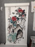 艺术家 邓文利花鸟画作品《花枝漫漫》