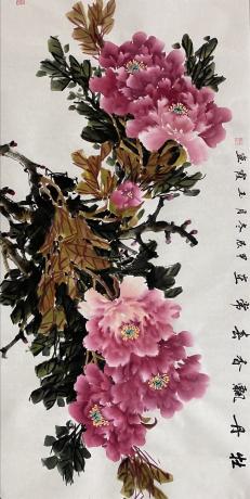 韩玉霞作品牡丹花开春常在