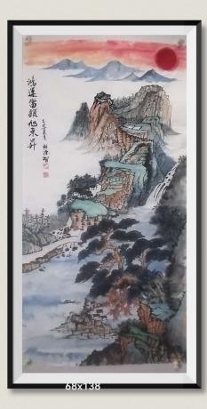 鸿运当头旭日东昇日进斗金八方来财好运连连蒸蒸日上富贵满堂全家福