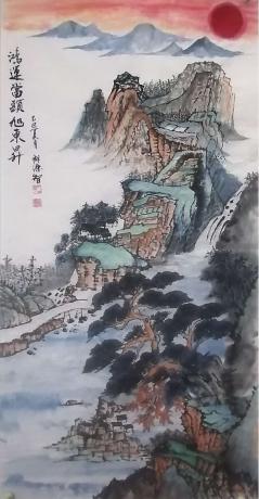 鸿运当头旭日东昇作品布局元宝造型日进斗金八方来财好运连连蒸蒸日上富贵满堂全家福