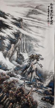 松阴岚影翠回环