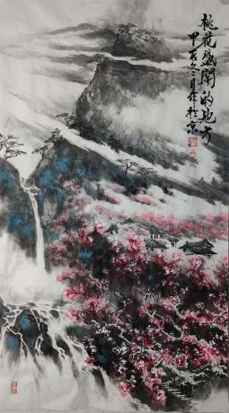 桃花盛开的地方