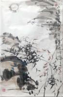 江苏省美术家协会会员 杨德利花鸟画作品《竹溪新雨》