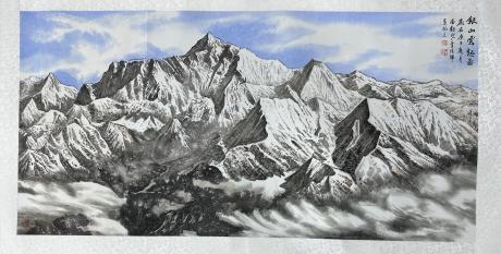银山云起图