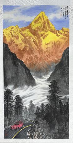 喜逢金山