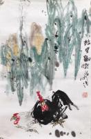 庞维波花鸟画作品《故里趣》