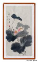 职业艺术家 李建华花鸟画作品《荷花》