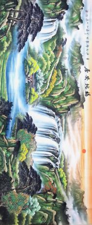 臻品推荐当代百强书画大家李公斤国画作品精选福地安居