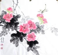 湖南省美术家协会会员 陈忠良花鸟画作品《木芙蓉》