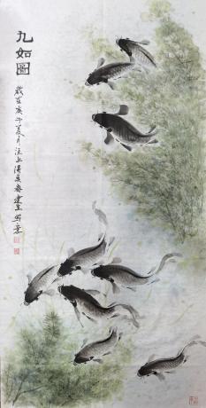 玄关九如图