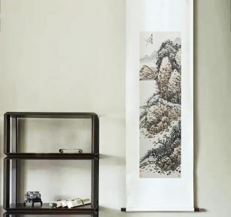 设色山水