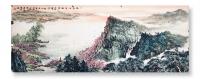 江苏省美术家协会会员 张清河山水画作品《古彭云龙山》