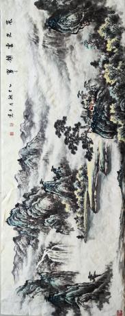 六尺放漏岚光云锁翠