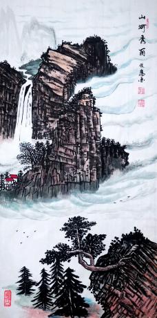 山河秀丽