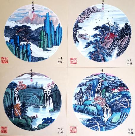 青绿山水