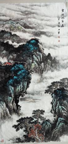 放漏四尺云闲帆自远