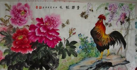 金鸡报晓