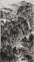 四川省美术家协会会员 曹彦峰山水画作品《未落款》