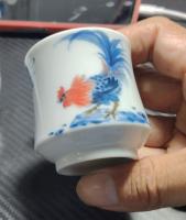  邹闰生其他作品《生肖瓷主人杯鸡》