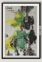 江南春八方来财日进斗金当代书画名家胡源智画